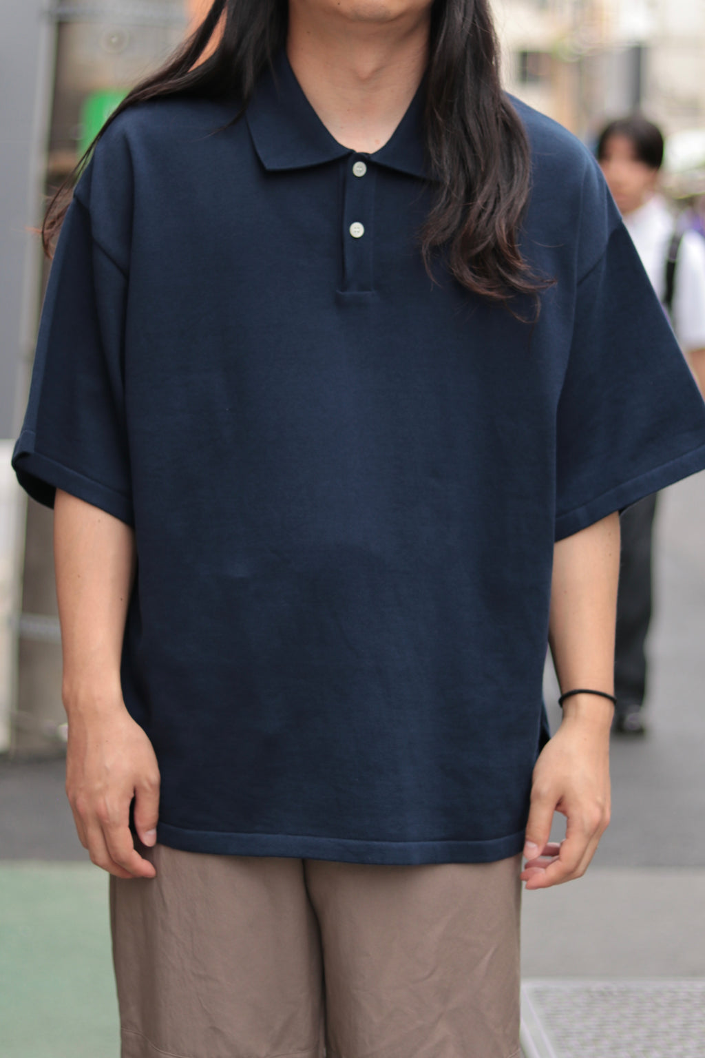 superNova. Big knit polo / Navy