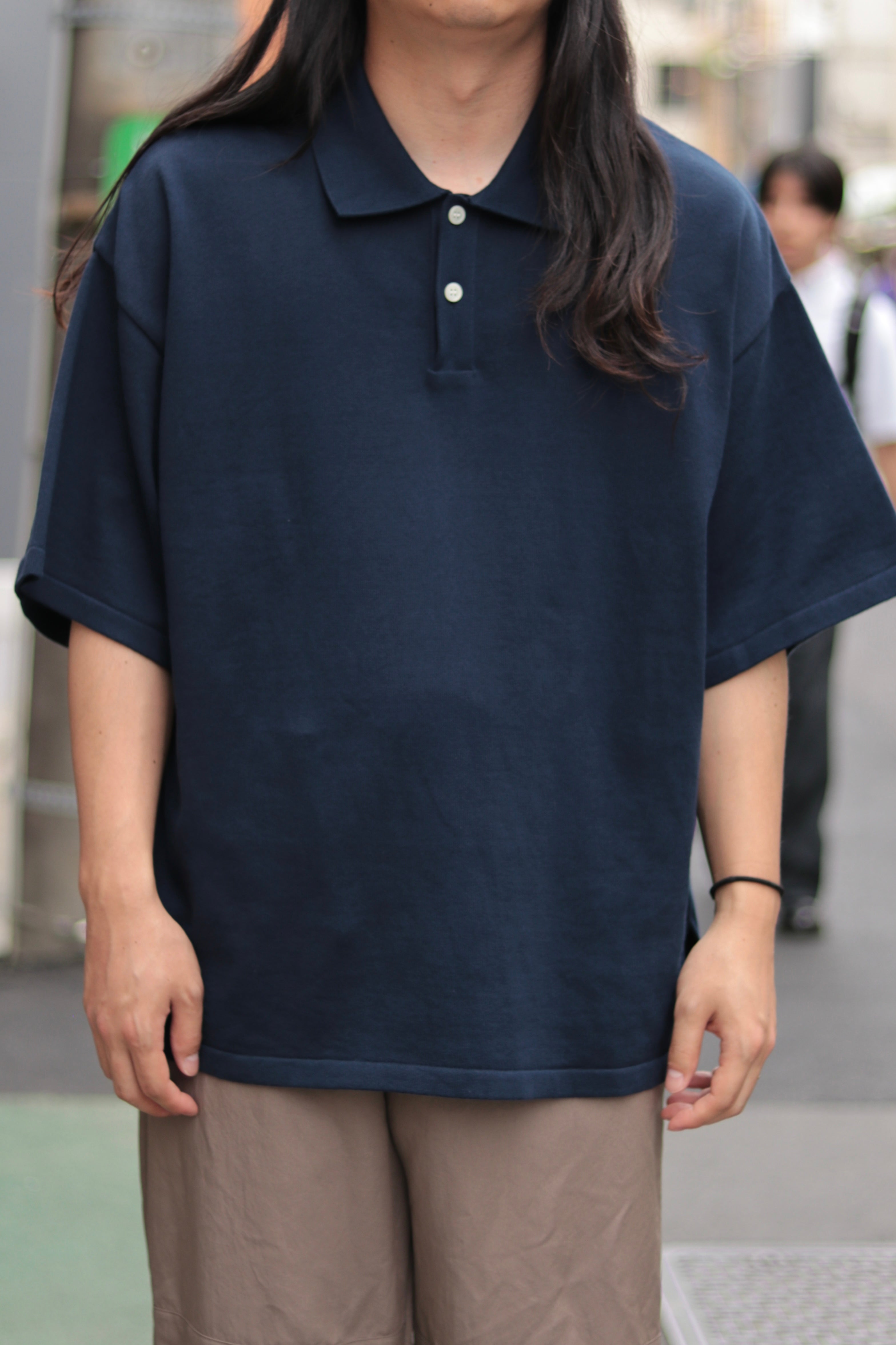 superNova. Big knit polo / Navy