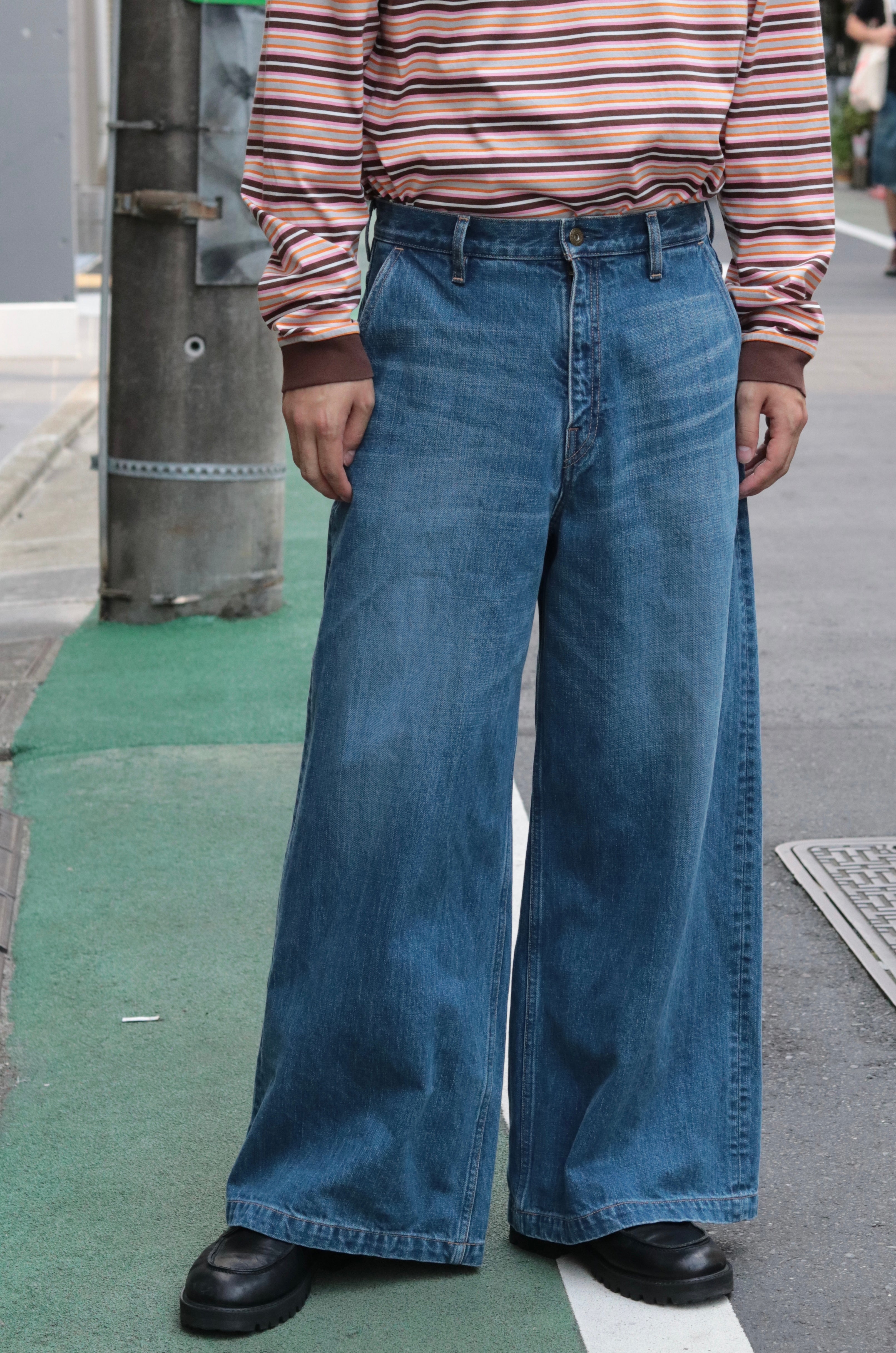superNova. Baggy jeans - Old vintage wash / Mid indigo