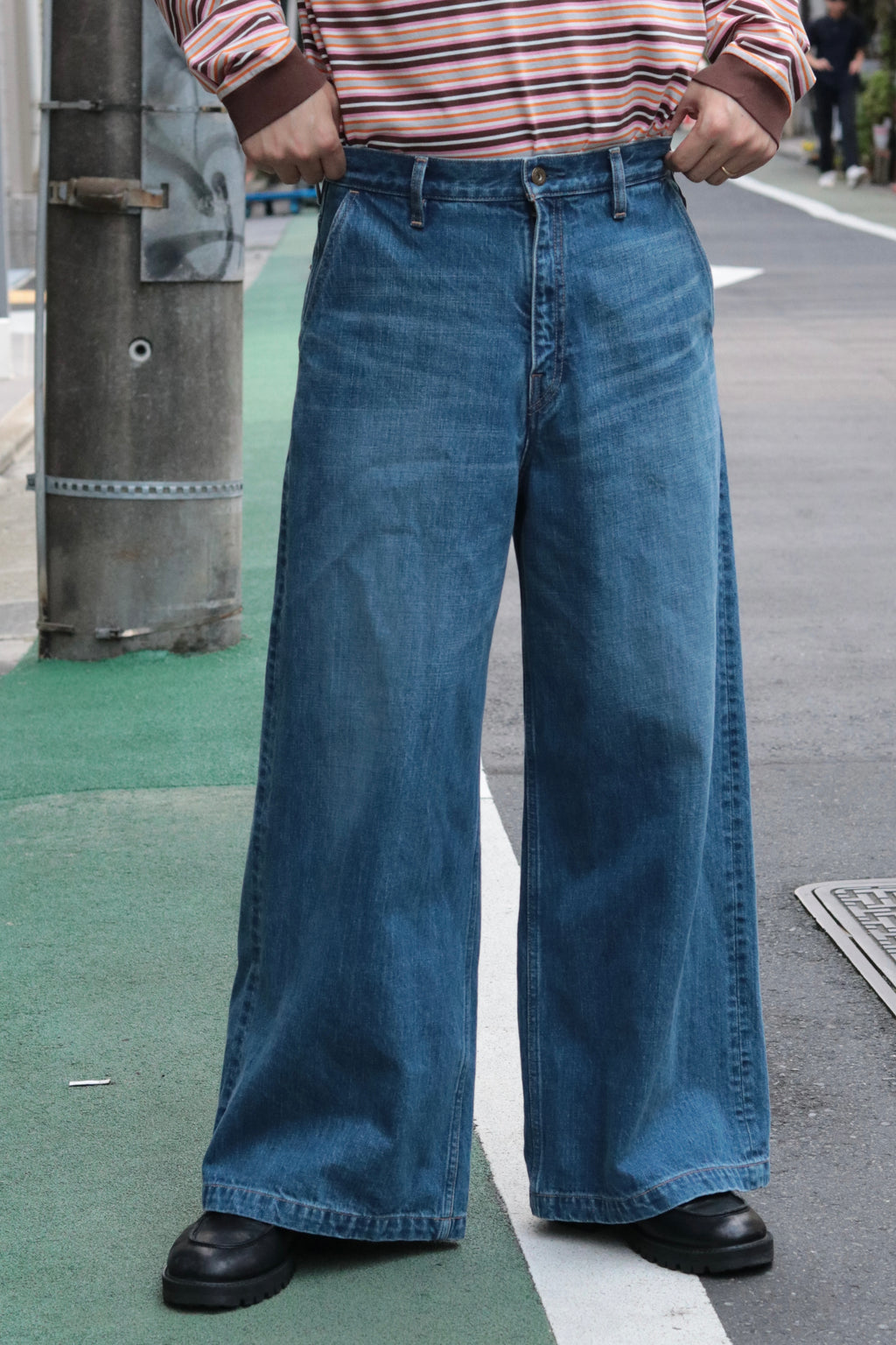superNova. Baggy jeans - Old vintage wash / Mid indigo