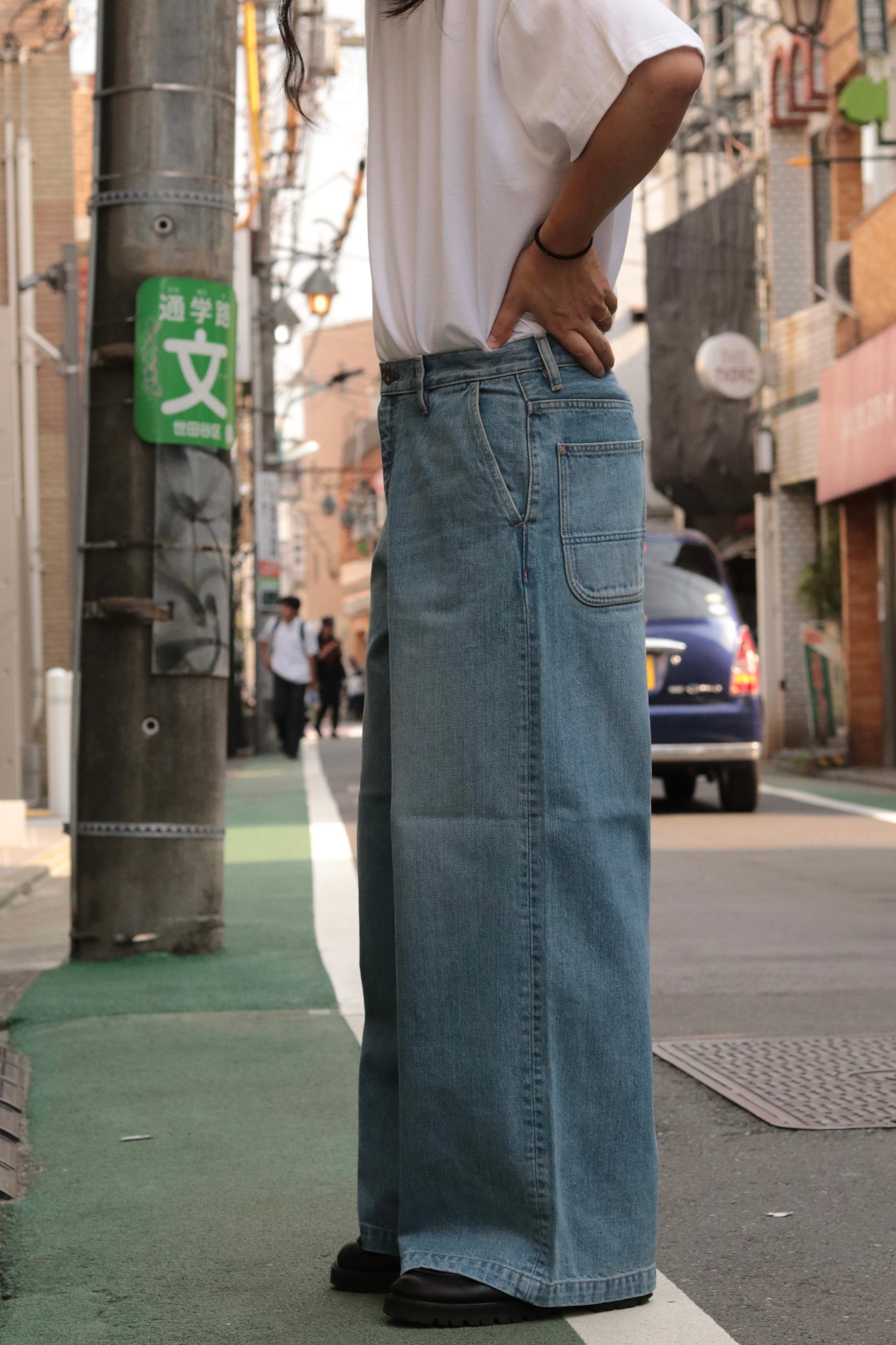 superNova. Baggy jeans - Old vintage wash / Light indigo