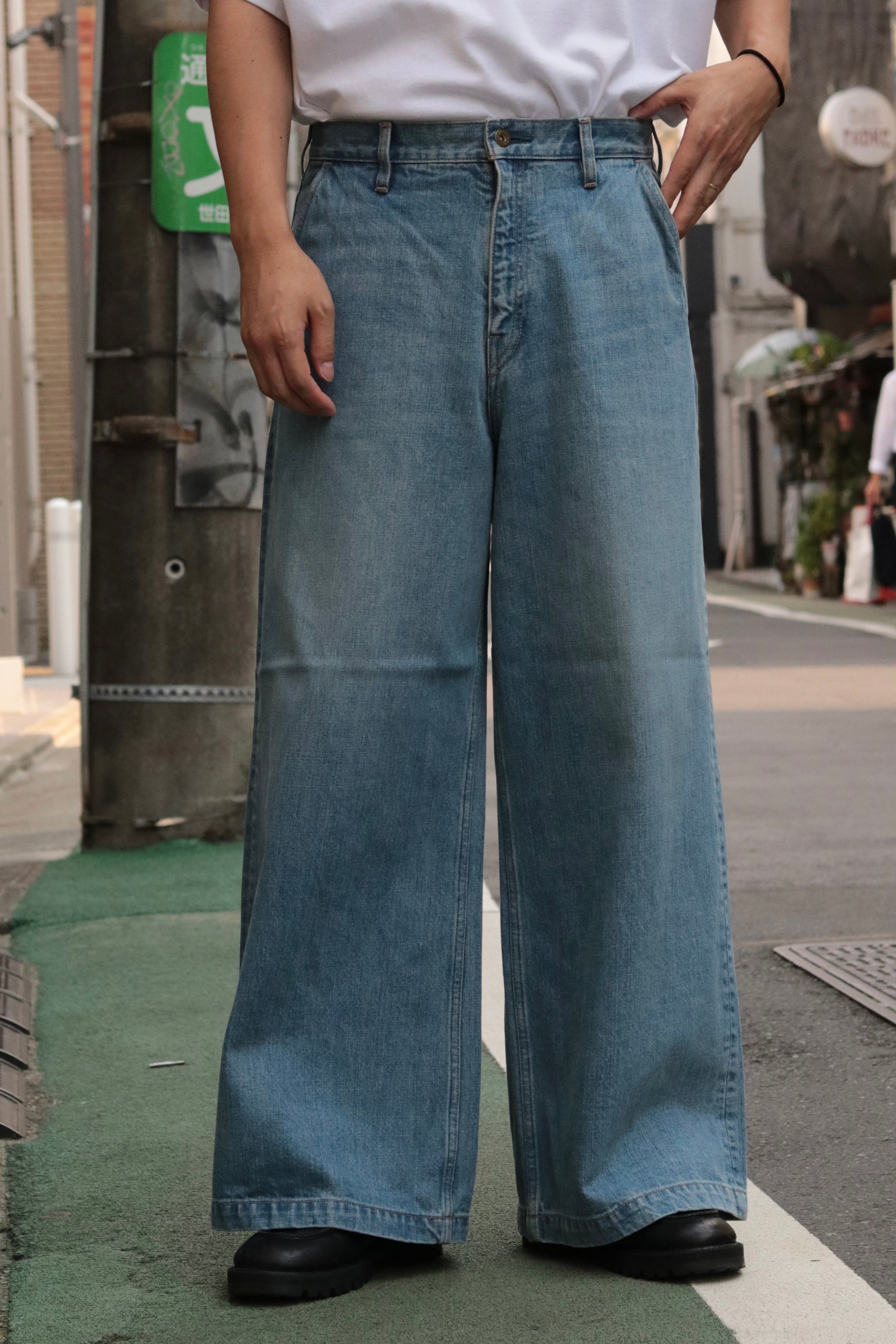 superNova. Baggy jeans - Old vintage wash / Light indigo