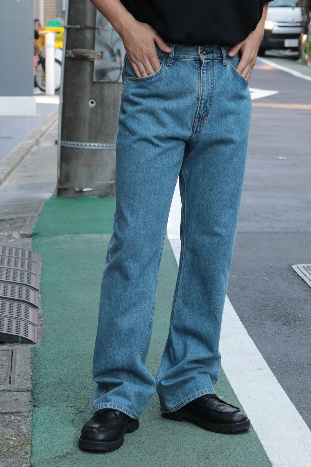 superNova. Boot cut jeans - Bleached wash / Indigo
