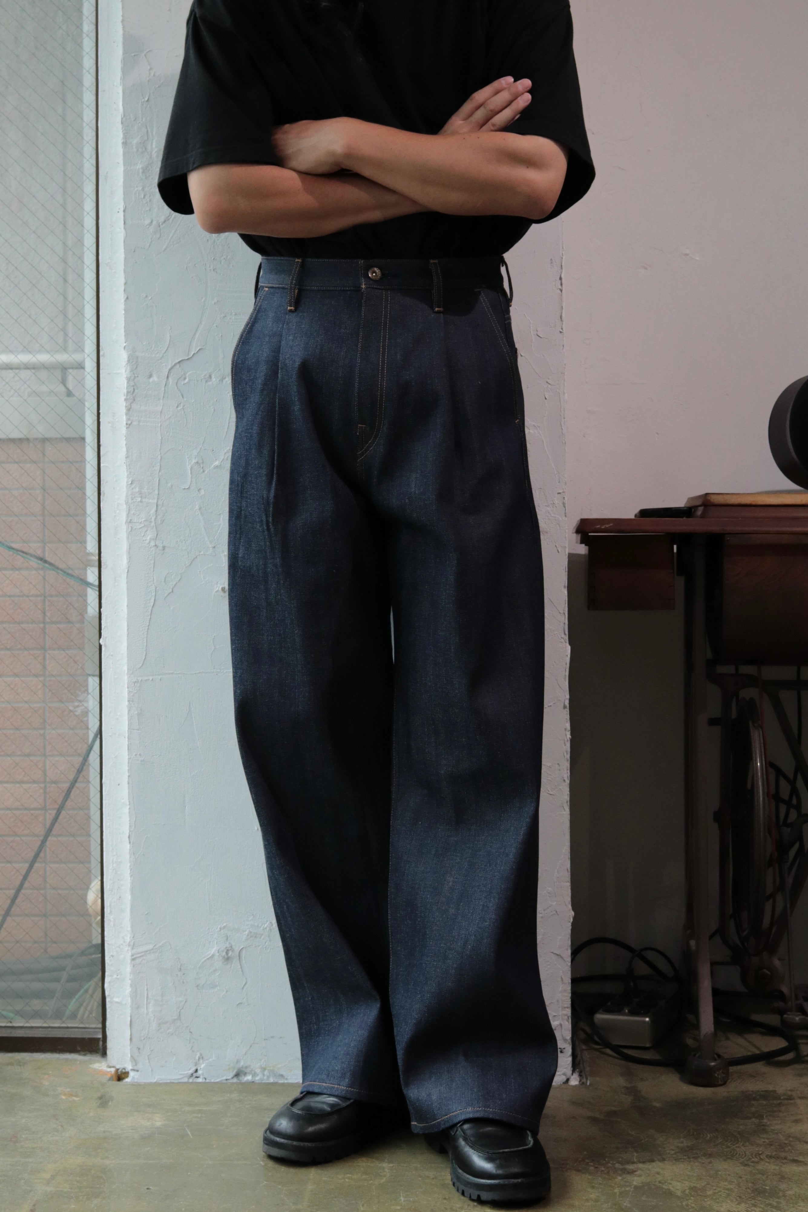 superNova. Wide selvedge jeans - Rigid denim / Indido