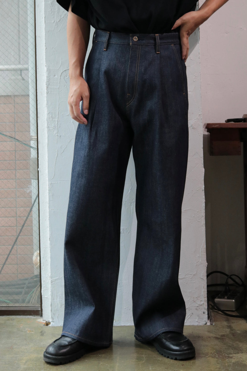 superNova. Wide selvedge jeans - Rigid denim / Indido