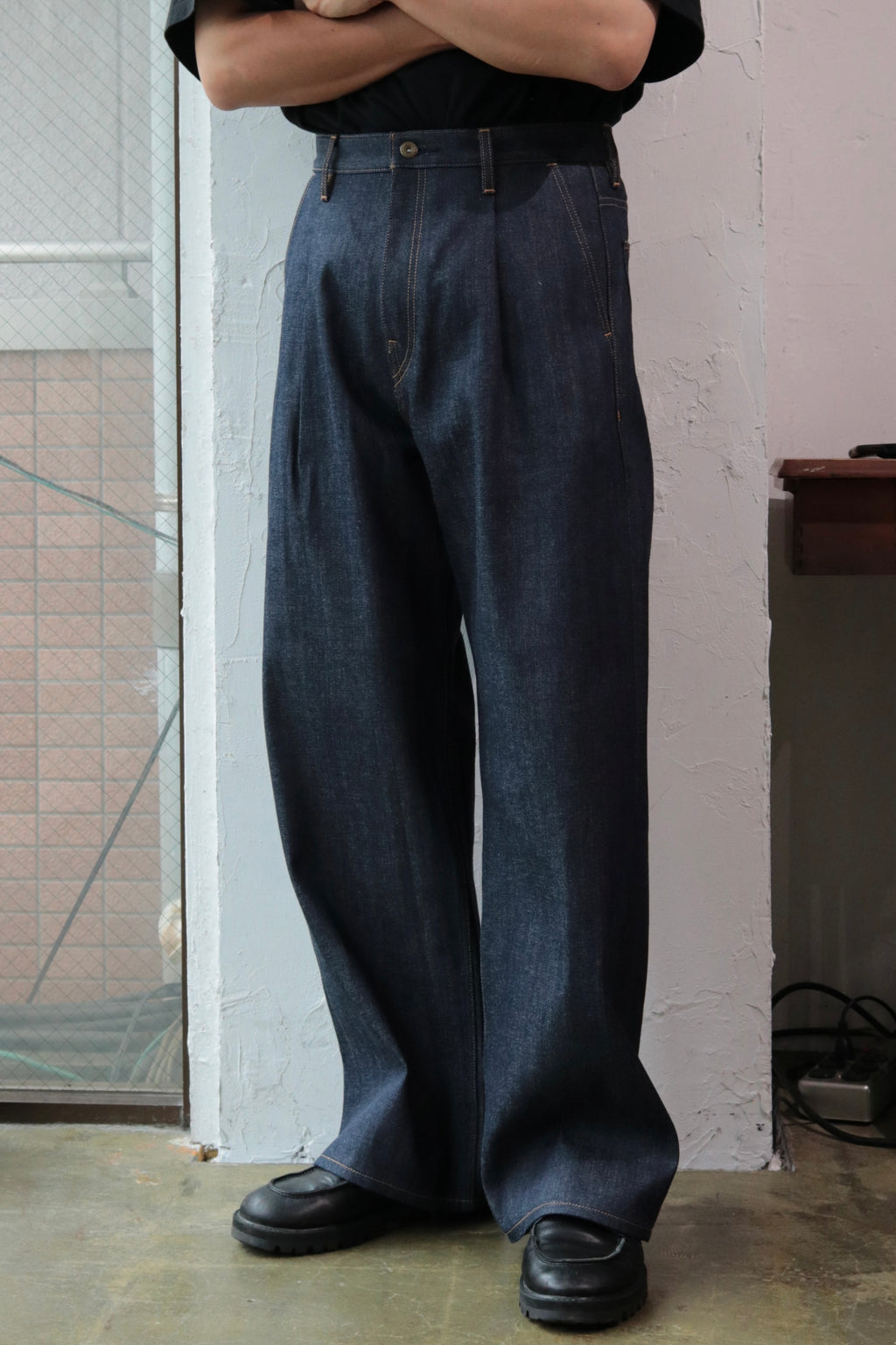 superNova. Wide selvedge jeans - Rigid denim / Indido