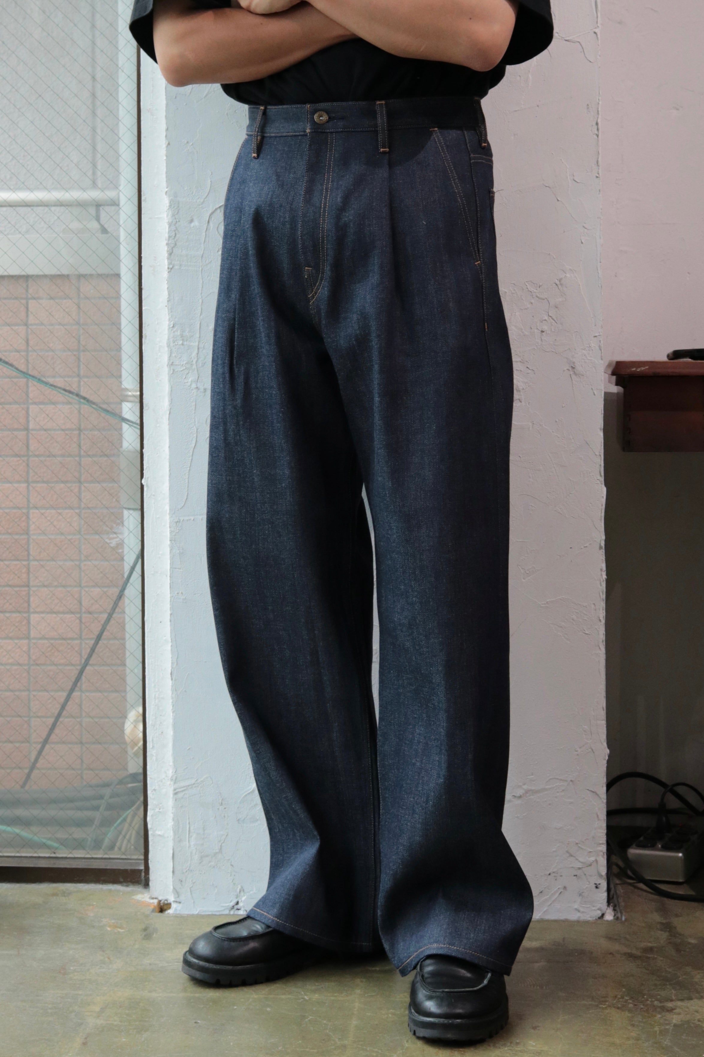 superNova. Wide selvedge jeans - Rigid denim / Indido