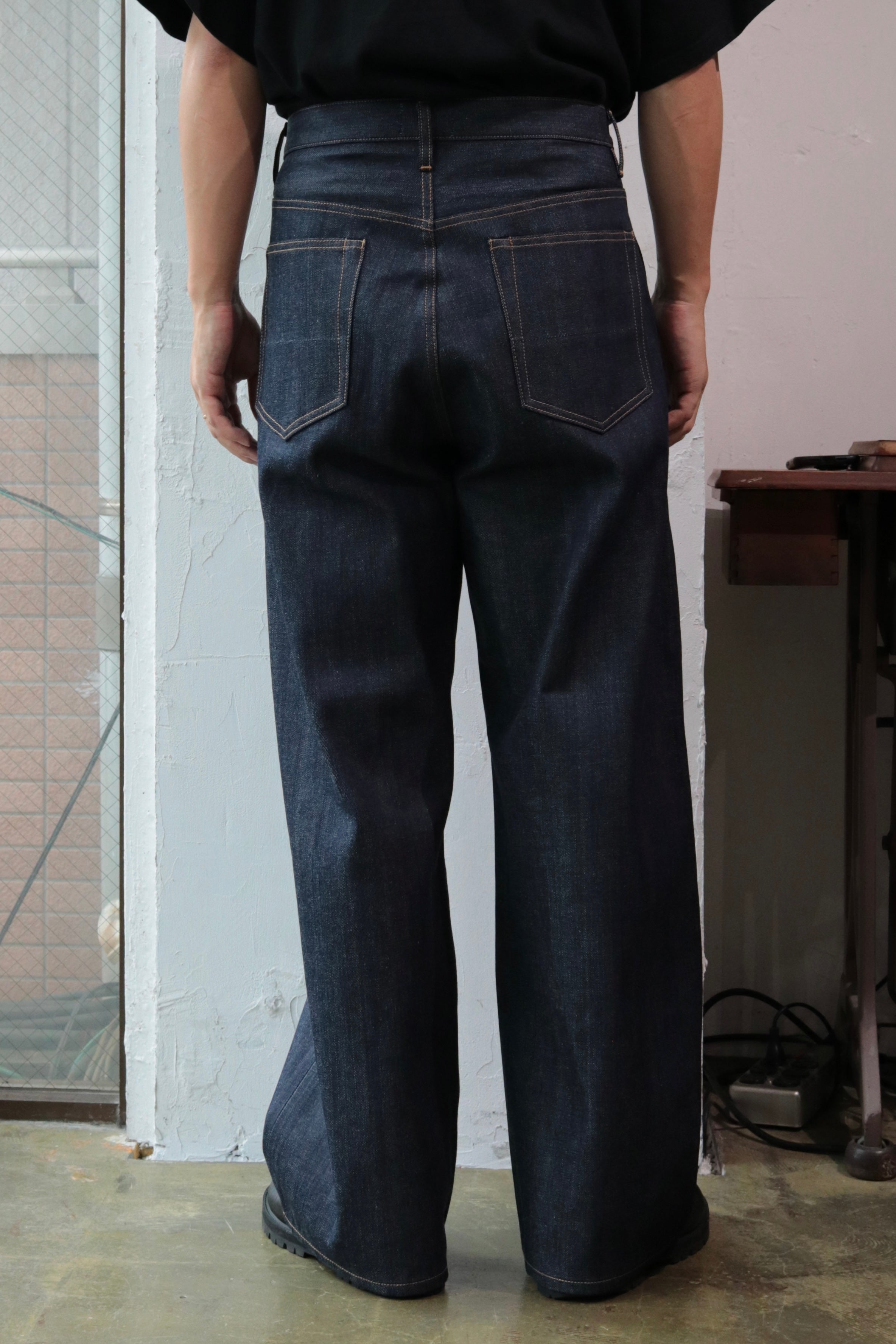 superNova. Wide selvedge jeans - Rigid denim / Indido