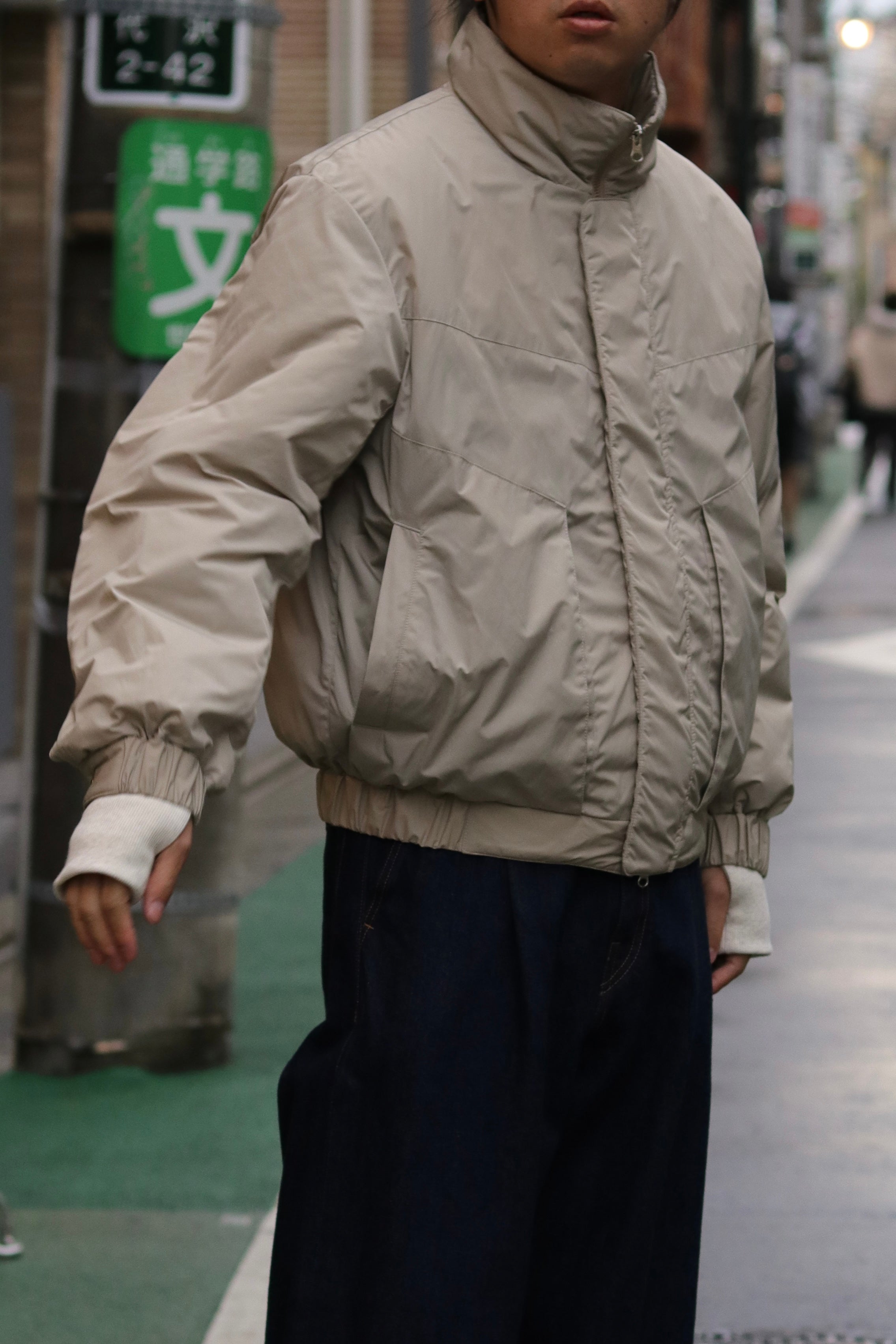 【sizeS.sizeM LAST1】superNova. Balloon jacket / Sand