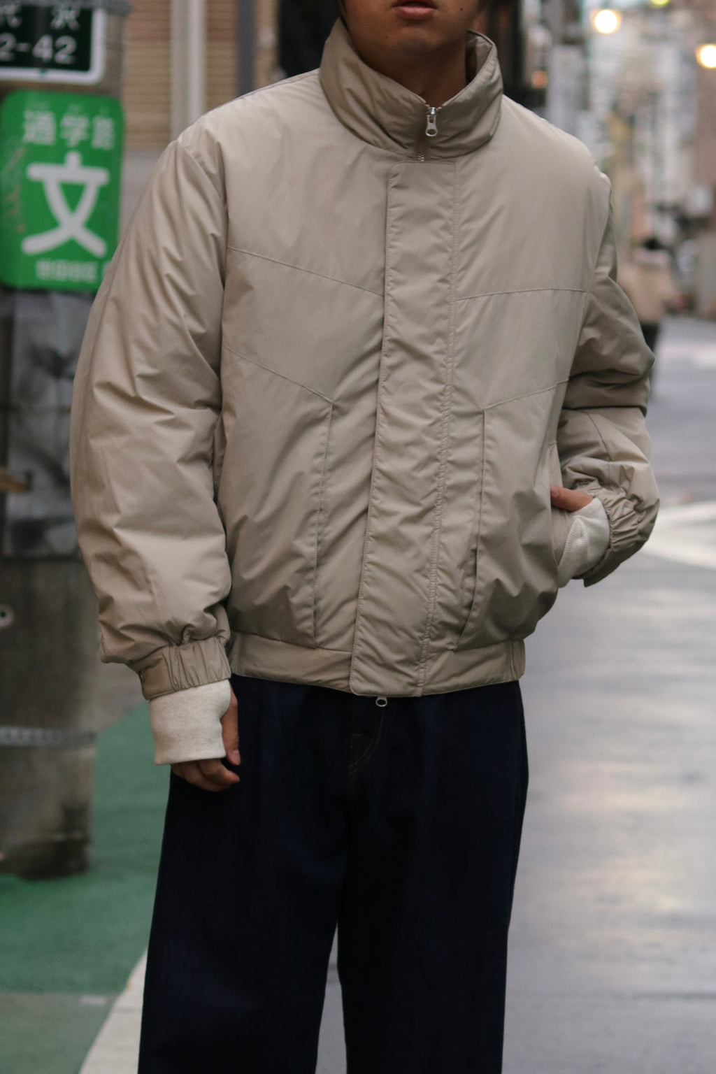 【sizeS.sizeM LAST1】superNova. Balloon jacket / Sand