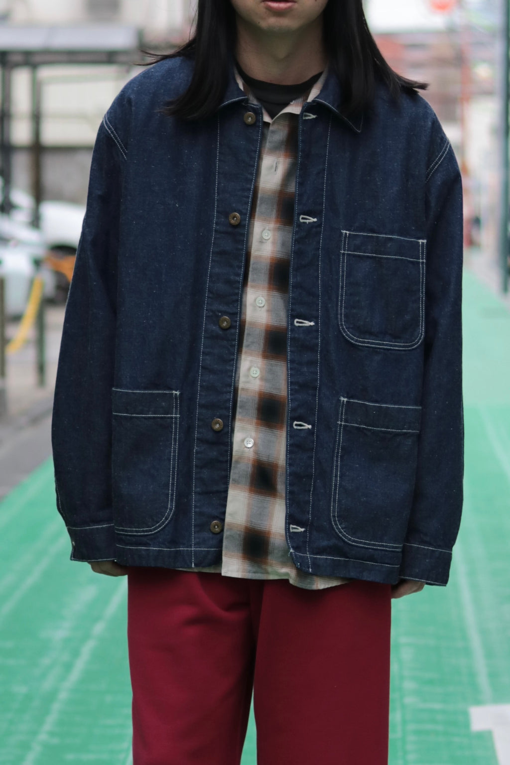 superNova. Coverall jacket - 9.5oz denim / One wash