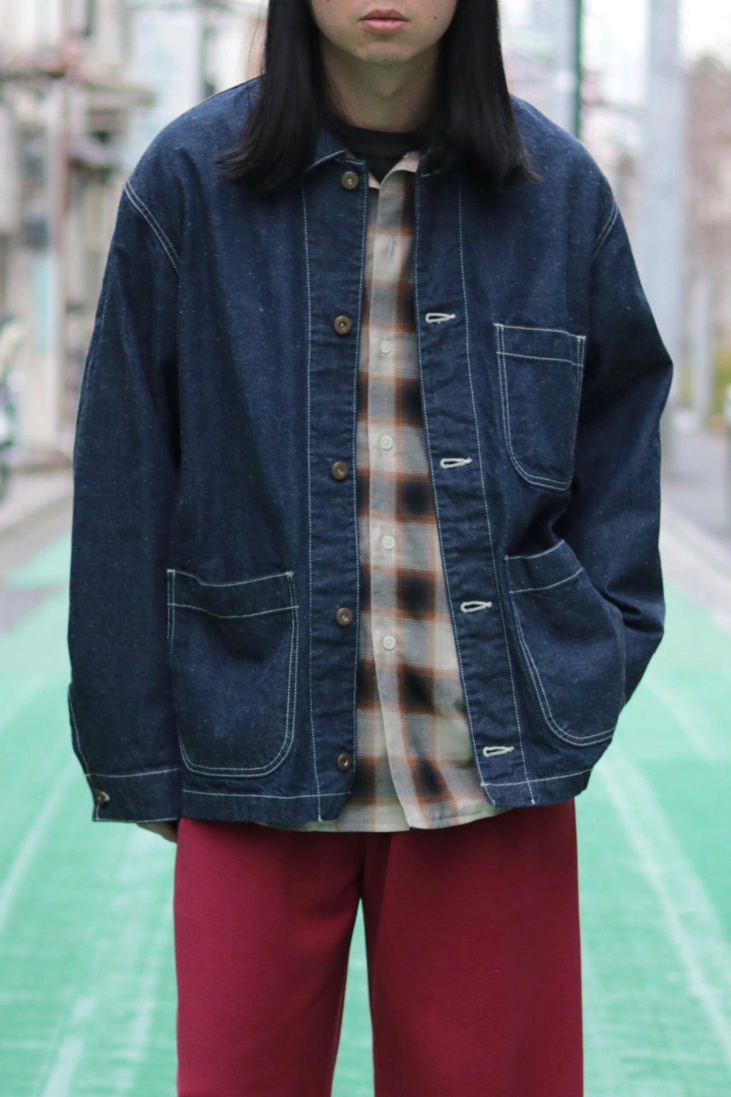 superNova. Coverall jacket - 9.5oz denim / One wash