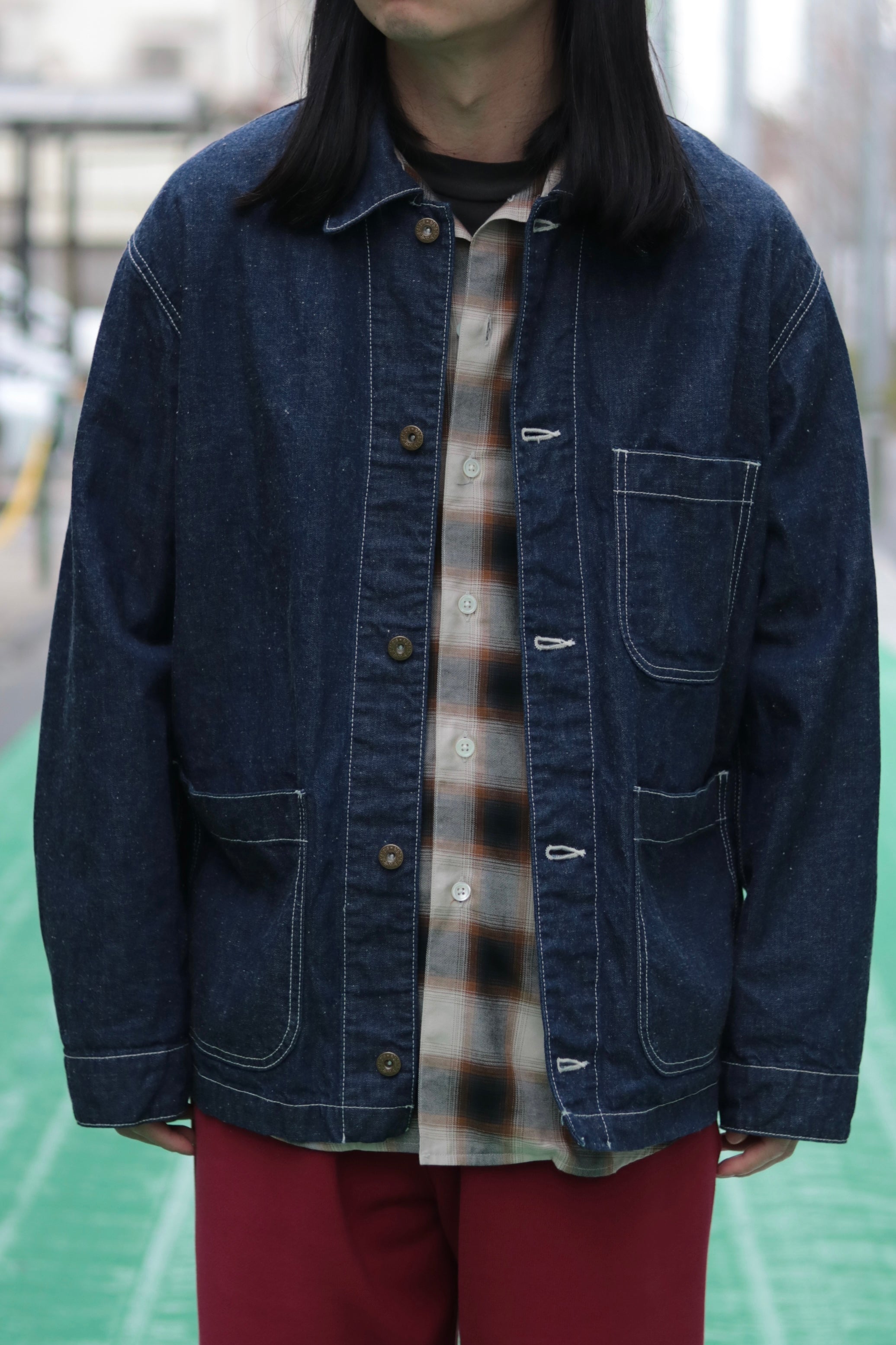 superNova. Coverall jacket - 9.5oz denim / One wash
