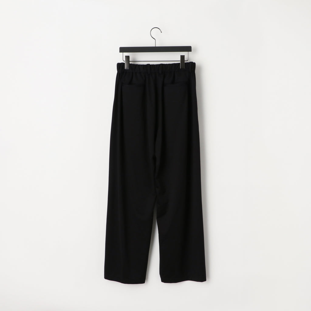 KANEMASA PHIL. 46G Tuck Easy Pants/ BLACK