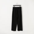KANEMASA PHIL. 46G Tuck Easy Pants/ BLACK