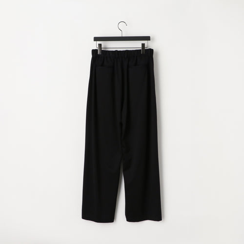 KANEMASA PHIL. 46G Tuck Easy Pants/ BLACK