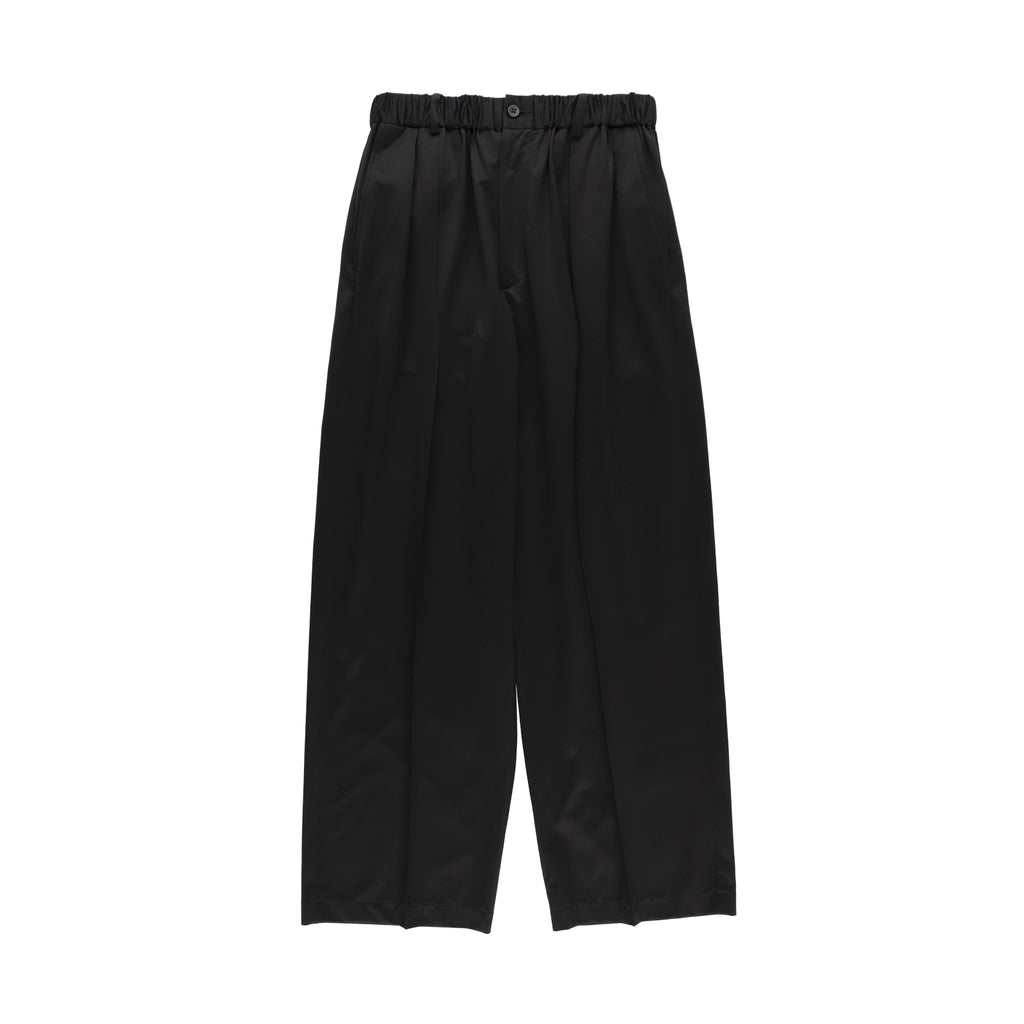 KANEMASA PHIL. 46G Tuck Easy Pants/ BLACK