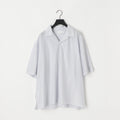 KANEMASA PHIL. 46G Stripe Ether Shirt/ WHITE BLUE