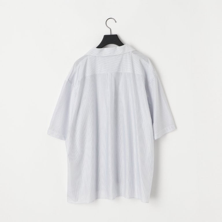 KANEMASA PHIL. 46G Stripe Ether Shirt/ WHITE BLUE