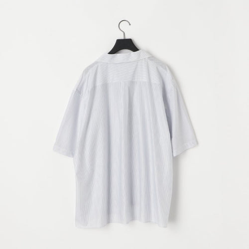 KANEMASA PHIL. 46G Stripe Ether Shirt/ WHITE BLUE