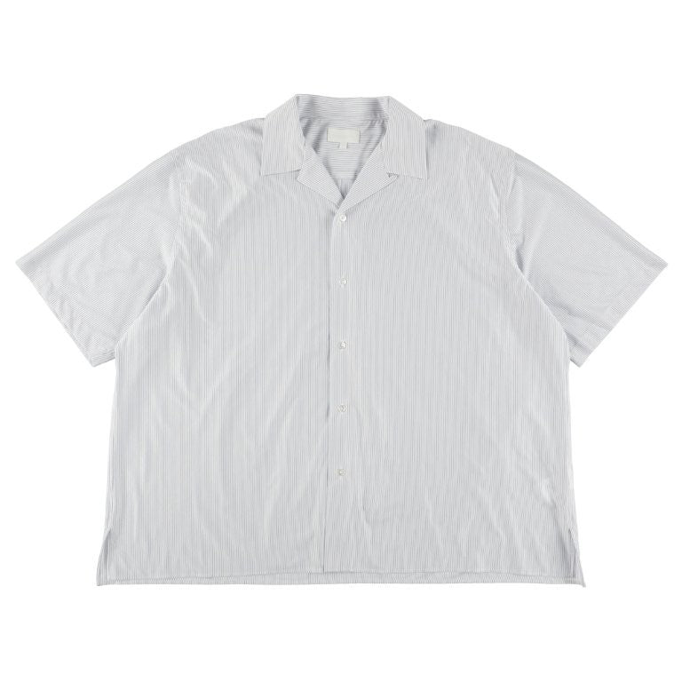 KANEMASA PHIL. 46G Stripe Ether Shirt/ WHITE BLUE