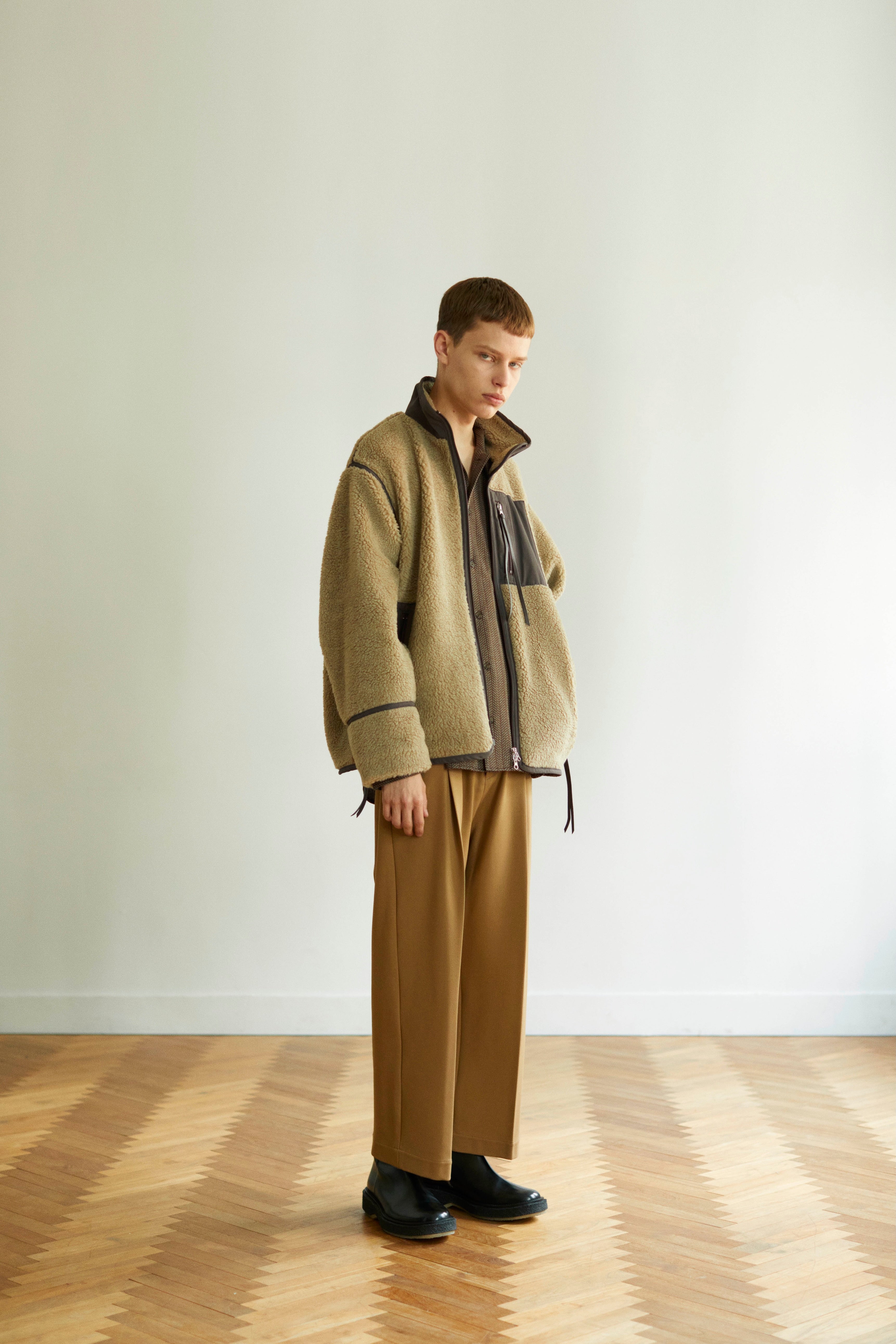 superNova.  Retro pile fry jacket / Beige