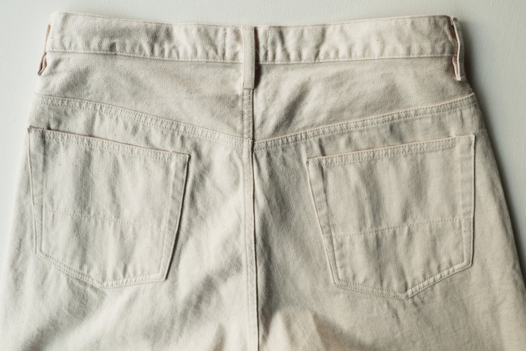 superNova. Wide selvedge jeans - One wash / Natural
