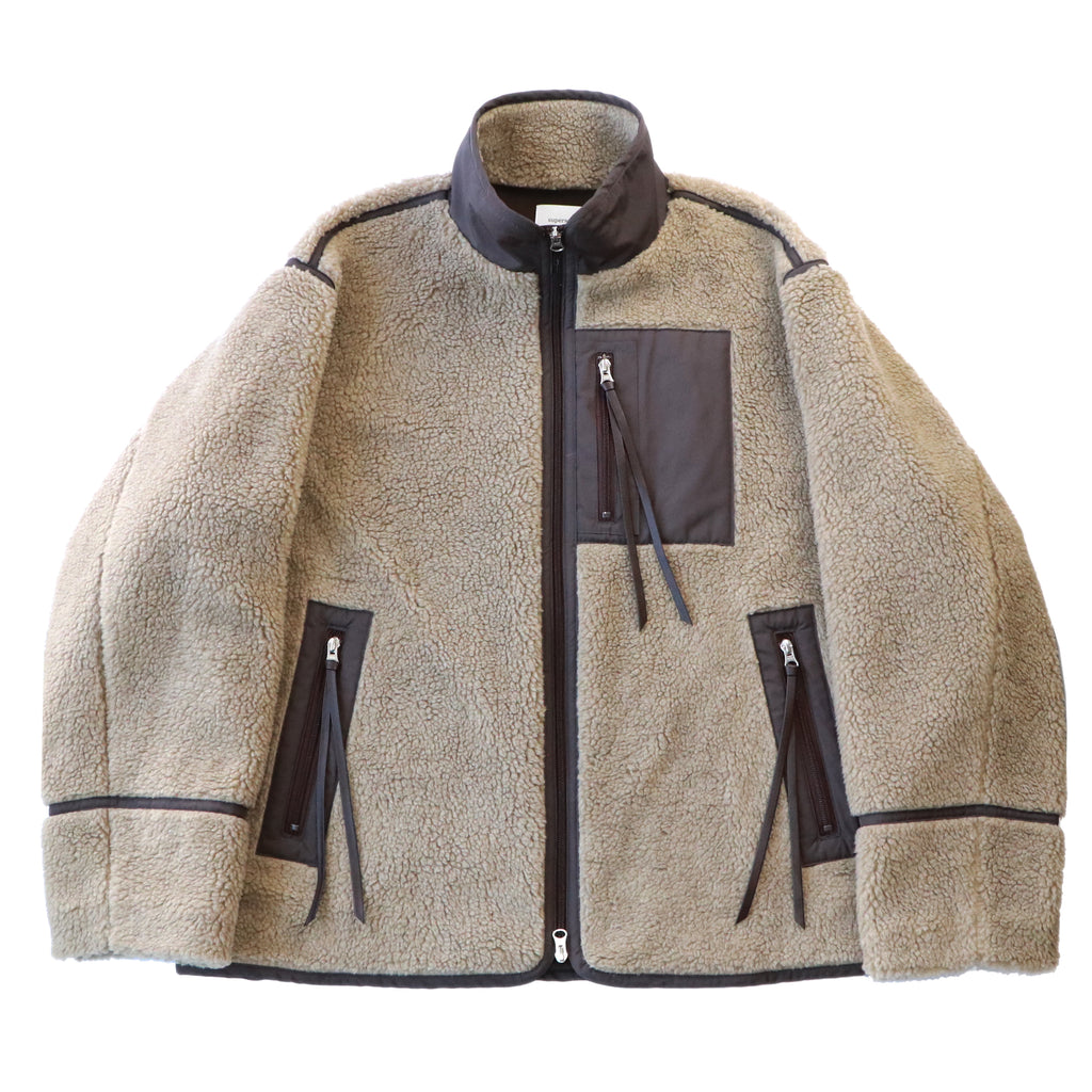 superNova.  Retro pile fry jacket / Beige