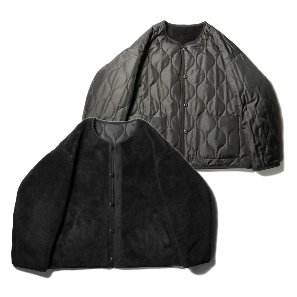 superNova. Reversible lining jacket - Retro Boa / Black