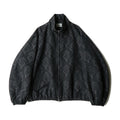 superNova. Track jacket - Damask jacquard / Black