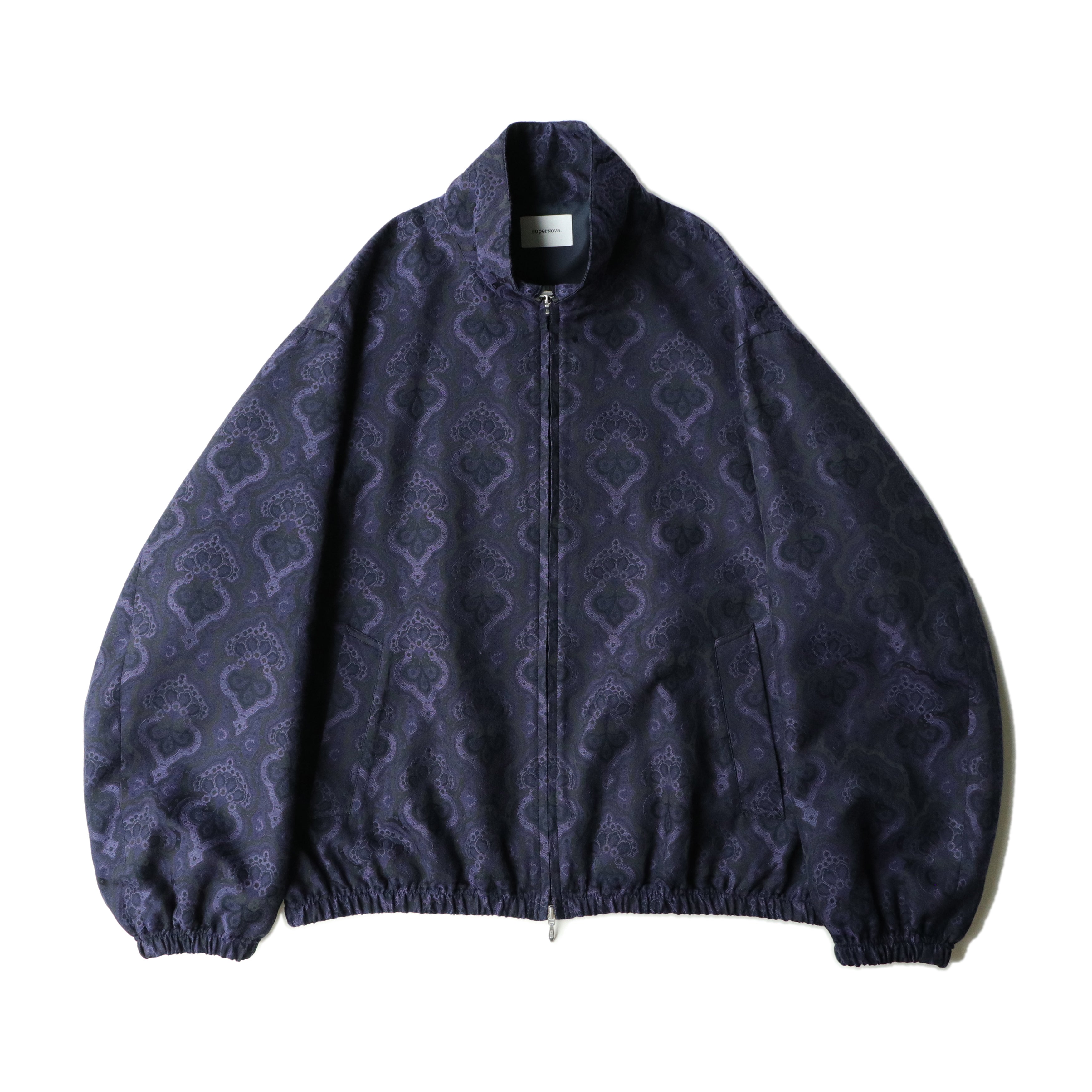 superNova. Track jacket - Damask jacquard / Purple