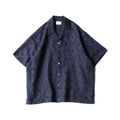 superNova. Aloha shirt - Damask jacquard / Purple