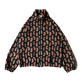 superNova. Jersey track jacket - Paisley Jacquard / Black paisley
