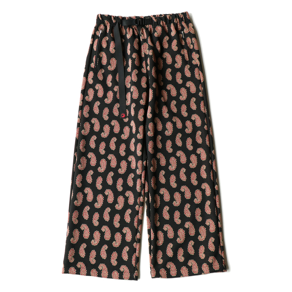superNova. Jersey track pants - Paisley Jacquard / Black