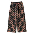 superNova. Jersey track pants - Paisley Jacquard / Black