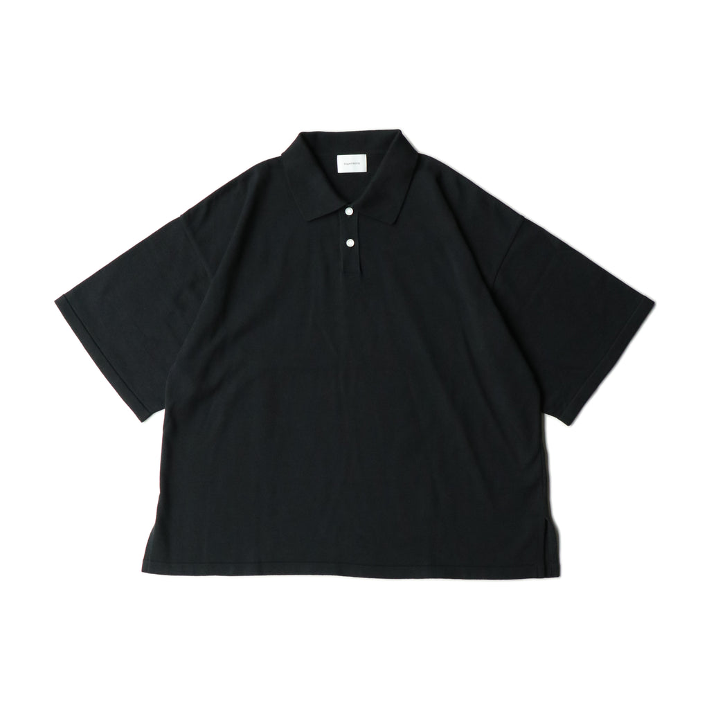 superNova. Big knit polo / Black