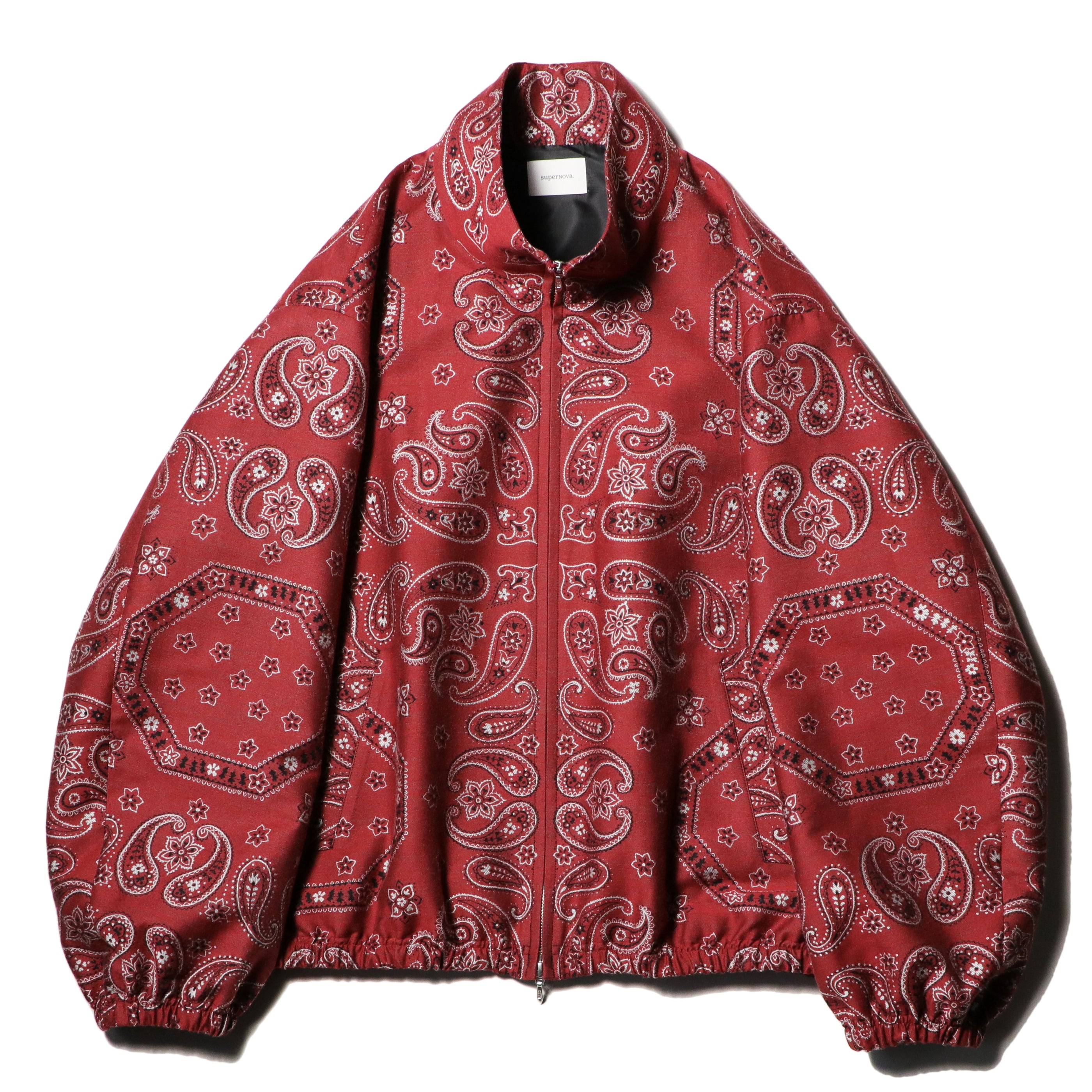 superNova. Track jacket - Bandana jacquard / Red