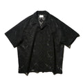 superNova. Aloha shirt - Diamond raschel lace/ Black