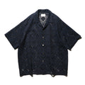 superNova. Aloha shirt - Diamond raschel lace/ Navy