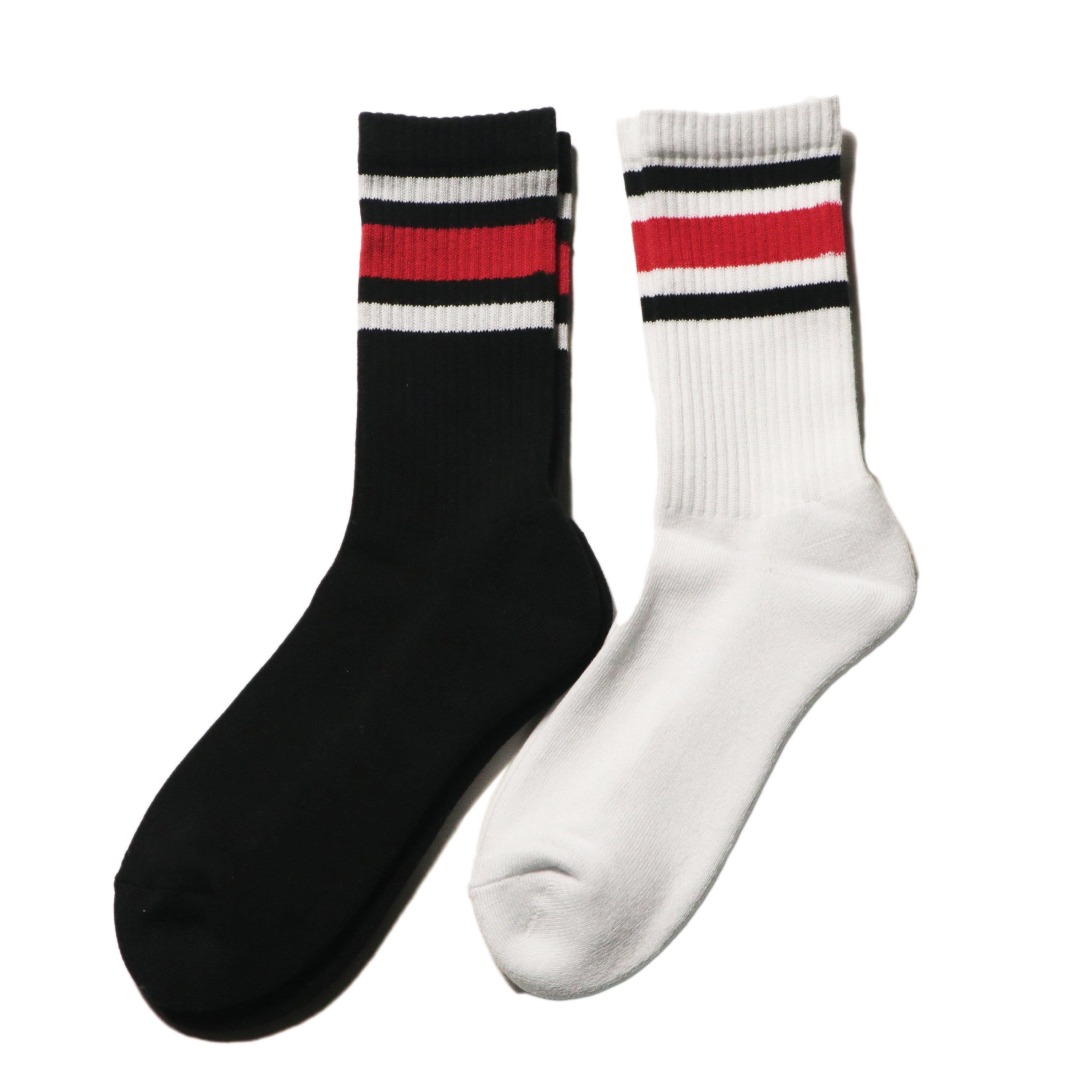 superNova. 2 Pack line socks / Black & White