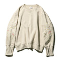 superNova. Embroidery crew sweat / Oatmeal