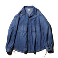 superNova. Denim big shirt - Old vintage wash / Mid indigo