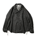 superNova. Denim big shirt - One wash  / Black