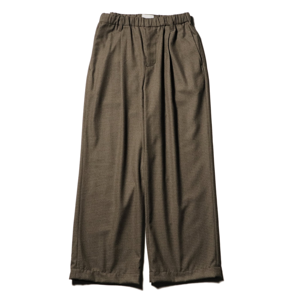 superNova. Wide easy pants - Gun club check / Brown