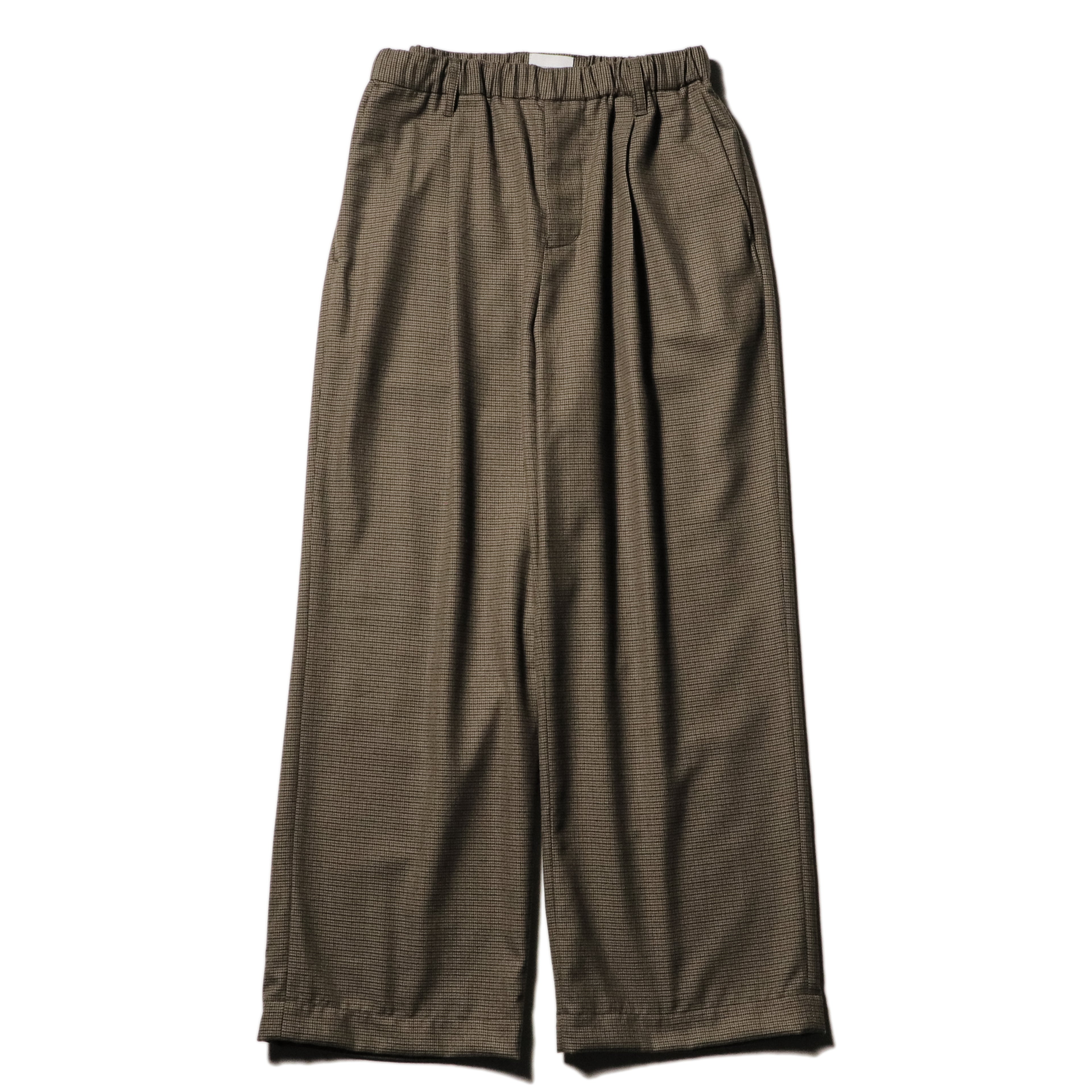superNova. Wide easy pants - Gun club check / Brown