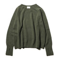 10月中発送予定 superNova. Wholegarment knit sweater - Wool & cashmere & silk / Olive
