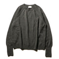 10月中発送予定 superNova. Wholegarment knit sweater -  100% cashmere / Charcoal