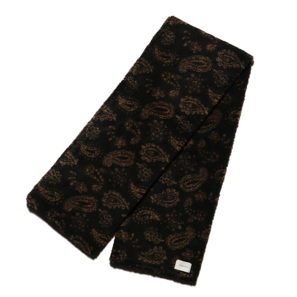 superNova. Jacquard boa stole / Black Paisley