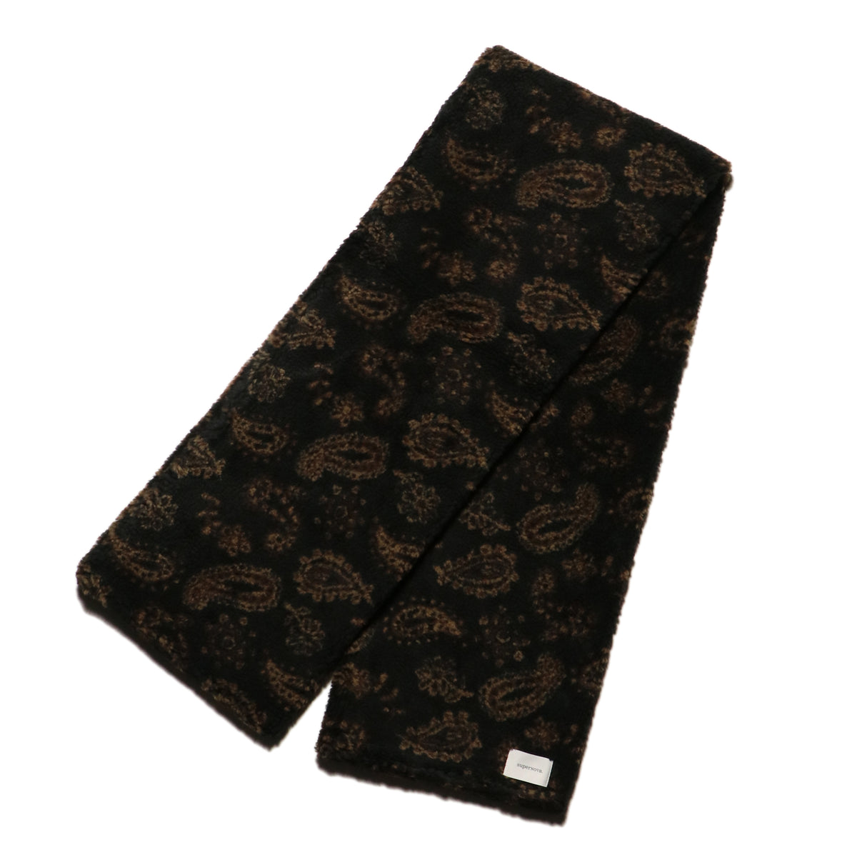 superNova. Jacquard boa stole / Black Paisley