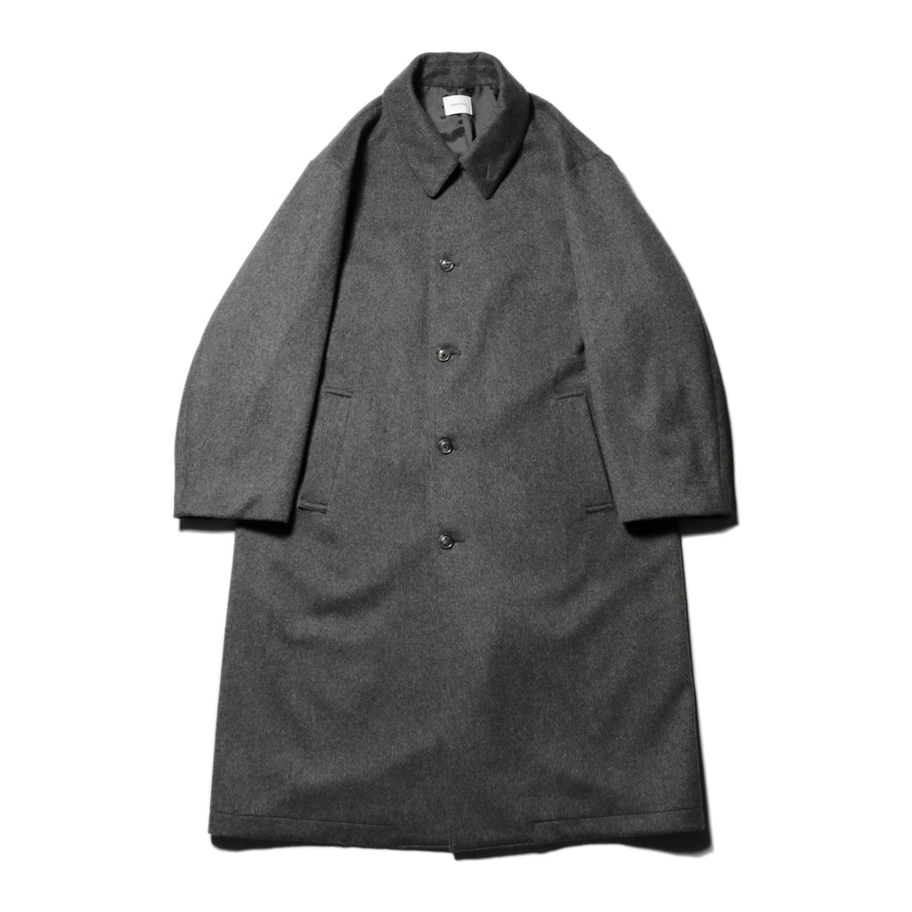 【LAST1】superNova. Bal collar coat - Melton / Charcoal